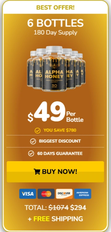 Alpha Honey Order Alpha Honey 6 Bottle